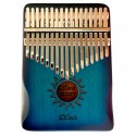 RITMO KALIMBA 17 NOTAS AZUL CAOBA