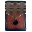 RITMO KALIMBA 17 NOTAS MARRON CAOBA